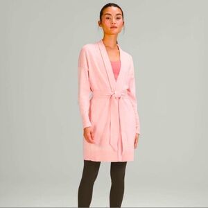 Woman’s Lululemon Cotton-Cashmere Knit Wrap